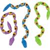 Fun Express Plastic Jointed Snakes – Bulk Set of 36 Wiggle Snakes, 15 inches Long – Snake Birthday Decorations, Party Favor Toys and Handouts – VBS Vacation Bible School Supplies/Decor