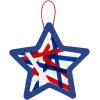 Patriotic Star Suncatcher Craft Kit – 12 Pieces