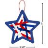 Patriotic Star Suncatcher Craft Kit – 12 Pieces
