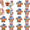 Fun Express 3 3/4″ – 4 1/2″ Patriotic Cow Characters Magnet Craft Kit – Makes 12