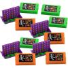 Fun Express 3″ x 2″ Mini Halloween Purple, Green & Orange Connect Disc Game – 12 Sets