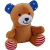 Fun Express 4 1/4″ x 4 1/2″ Patriotic Stars & Stripes Stuffed Bears – 12 Pieces