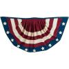 Fun Express 4th of July Decorations Jumbo Vintage Americana Bunting Banner 6 ft. x 3 ft – Patriotic Decor American Flag Bunting for Fourth of July Memorial Day | Indoor Outdoor USA Decorations