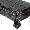 Fun Express Day of The Dead Plastic Tablecloth – Dia de Los Muertos and Halloween Party Supplies – 1 Piece