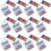 Fun Express God Bless America Keychains with Psalm 33:12 Card 12 Pieces