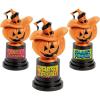 Fun Express Jack O’ Lantern Costume Trophy – Fun Halloween Party Awards for Kids & Adults – Perfect for Costume Contests Halloween Games – Prizes Adds Festive Fun to Your Event – 12 Pieces