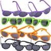 Fun Express Kids’ Halloween Jack-o’-Lantern Print Sunglasses – 12 Pc