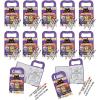 Fun Express Mini Halloween Activity Books with Crayons (set of 12 books and 12 box of crayons) Party Supplies