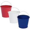 Fun Express Patriotic Mini Metal Pails Kit Red, White & Blue – 36 Pieces