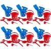 Fun Express Patriotic Summer Mini Beach Playsets – 12 Sets, Each has Bucket, Shovel, Rake and Scoop – for Pool, Beach and 4th of July Toys