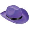 Fun Express Purple Cowboy Hat for Men and Women – Western Cowgirl Hat for Adults | Perfect for Halloween Costume, Country Parties, Rodeo Events & Dress Up Play | Lightweight Polyester Design
