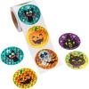Halloween Character Prism Sticker Roll – 100 Pieces