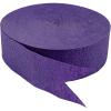 Vibrant Jumbo Purple Crepe Paper Streamer – 1.75 x 500 ft. (1 Pc.) – Premium Quality & Ultra-Durable Material – Perfect for Festive Decorations, DIY Crafts, & Parties