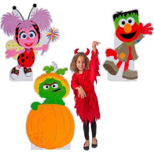 35 1/2″ – 54″ Halloween Sesame Street Character Cardboard Cutout Stand-Ups – 3 piece