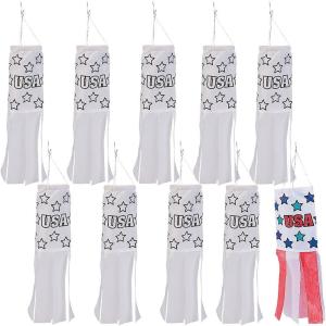 Color Your Own Patriotic Windsock – Crafts for Kids and Fun Home Activities