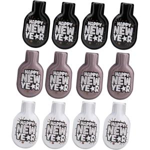 Fun Express 1 1/2″ x 2 1/2″ Bulk 48 Pieces Mini Happy New Year Metal Clicker Toys
