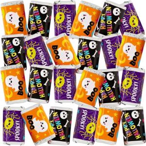 Fun Express 1 1/4″ x 2 1/2″ Halloween Mini Candy Bar Sticker Labels – 30 Piece