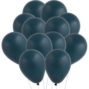 Fun Express Bulk 50 Pieces Tuftex Matte Cameo 5″ Natural Latex Balloons(Navy)