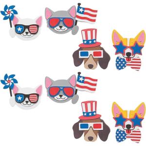 Fun Express Bulk Patriotic Pets Magnet Craft Kits – Makes 48