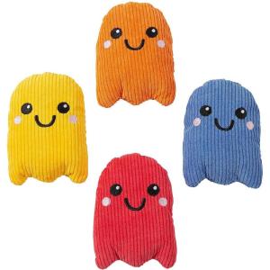 Fun Express Corduroy Halloween Ghost Plush Toys, 12 Pieces