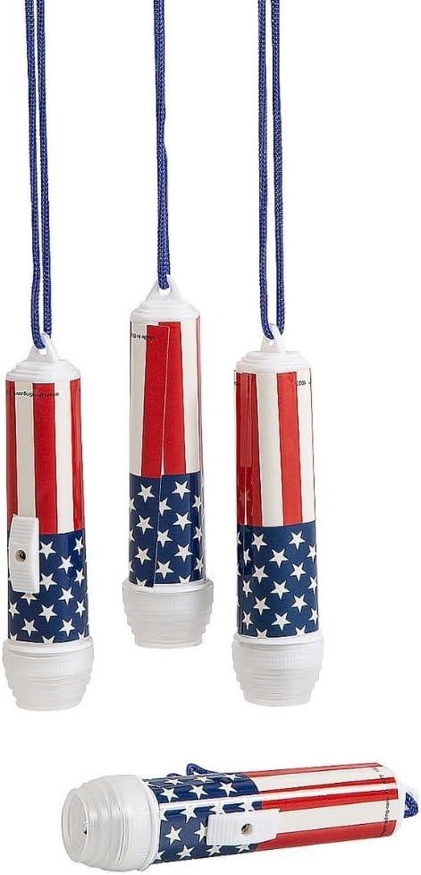 image:imageFun Express Mini Patriotic Flashlights on a Rope 12 Pieces