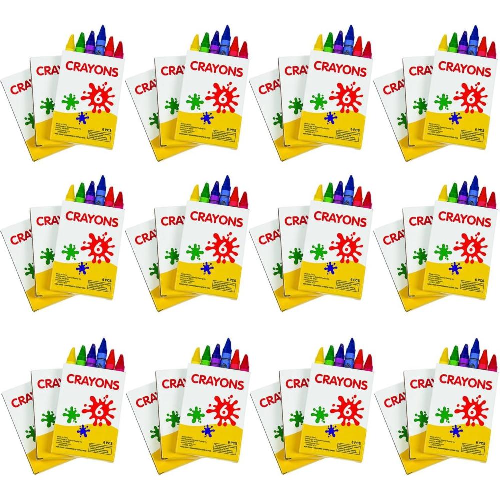 image:imageFun Express Bulk Crayon Packs Daycare Party Favors and School Supplies 48288