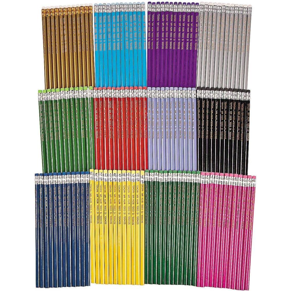 image:imageFun Express Bulk Personalized Pencils 144 Pack Fun Pencils for Kids School Supplies Set Colorful Wooden Pencil Assortment for Classroom Party Favors Student Rewards amp Teacher Gifts