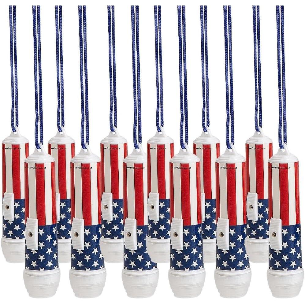 image:imageFun Express Mini Patriotic Flashlights on a Rope  12 Pieces
