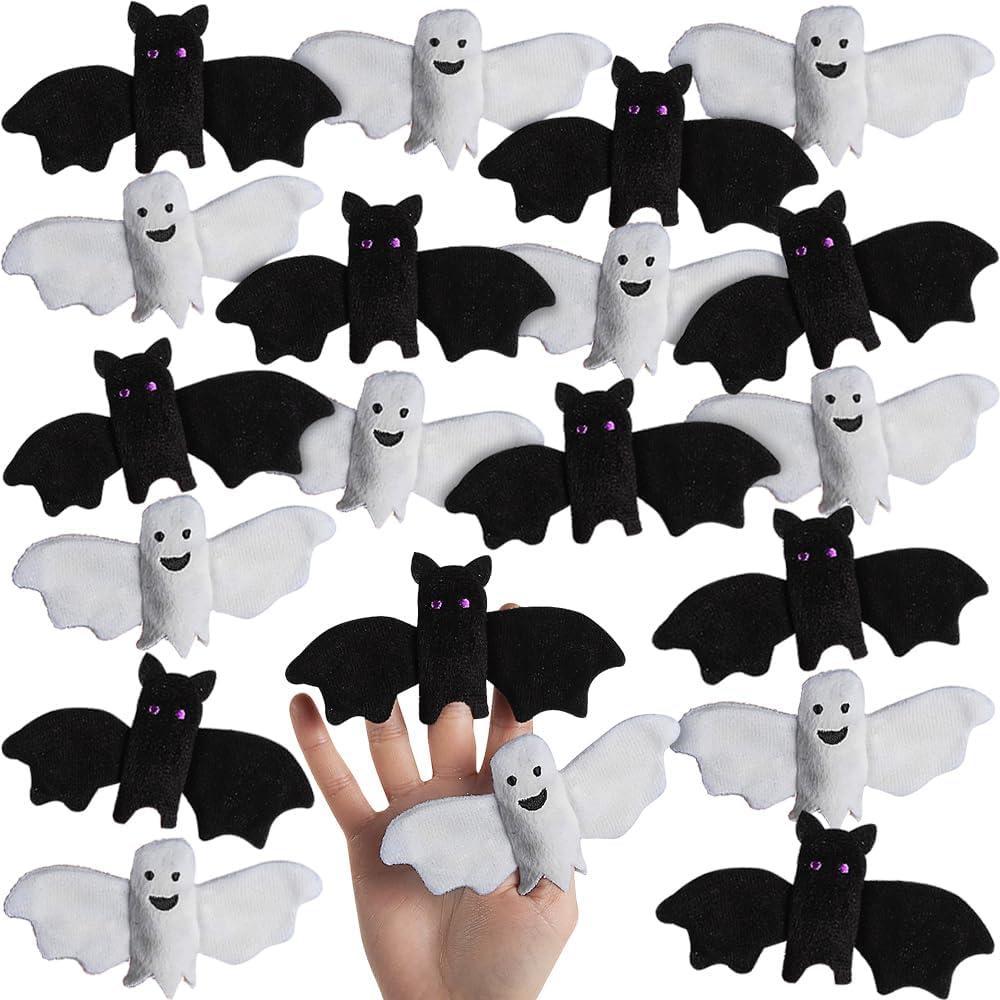 image:imageFun amp Unique Halloween Plush Conversation Hearts in PDQ 4 Set of 48 Assorted Spooky Designs for Perfect Party Decor Gift Exchanges amp TrickorTreat Goodies