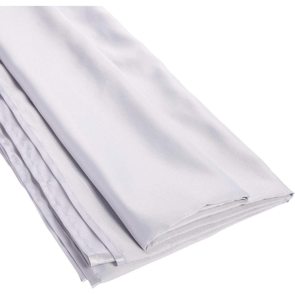 image:imageSilver Polyester Draping Fabric 25FT Party Decor 1 Piece