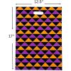 Festive Halloween Patterned Trick-or-Treat Plastic Bags – 12.5″ x 17″ (50 Pack) – Perfect for Kids & Parties