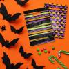 Festive Halloween Patterned Trick-or-Treat Plastic Bags – 12.5″ x 17″ (50 Pack) – Perfect for Kids & Parties