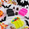 Fun Express 12 Pieces Haunted House-Shaped Halloween Favor Containers, BPA Free Plastic, Halloween Party Supplies, Multi-Color