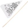 Fun Express Color Your Own Patriotic Pennant Flags – 24 Pc