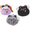 Fun Express Halloween Stuffed Cats in Ghost Costumes – Adorable Plush Toy Cats for Halloween Parties Trick-or-Treat Goodie Bags & Decorations – Soft Spooky Cute & Fun Kids & Party Favors – 12 Pieces