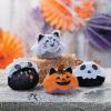 Fun Express Halloween Stuffed Cats in Ghost Costumes – Adorable Plush Toy Cats for Halloween Parties Trick-or-Treat Goodie Bags & Decorations – Soft Spooky Cute & Fun Kids & Party Favors – 12 Pieces