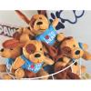 Fun Express I Love to Read Stuffed Animals Puppies 12 Pack – Cute Plushies Party Favors for Kids Birthday | Classroom Prizes, Treasure Box Toys | Small Plush Teddy Bears for Girls Goodie Bag Stuffers