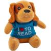 Fun Express I Love to Read Stuffed Animals Puppies 12 Pack – Cute Plushies Party Favors for Kids Birthday | Classroom Prizes, Treasure Box Toys | Small Plush Teddy Bears for Girls Goodie Bag Stuffers
