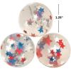 Fun Express Patriotic Clear Star Bouncy Balls – Toys – 12 Pieces