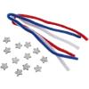 Fun Express Patriotic Ring Craft Kit Makes 12