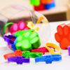 Fun Express Paw Print Rubber Bracelet – 24 Pieces – Educational And Learning Activities For Kids