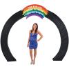 Fun Express Personalized Rainbow Arch Sign – Party Decor – 1 Piece