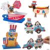 Fun Express Bulk Patriotic Pooches Craft Kit Assortment – Makes 48