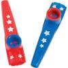 Fun Express USA Patriotic Kazoos Set – Fun Noisemakers for Kids – Perfect for Fourth of July Parties Parades & Patriotic Celebrations – Ideal Party Favors & Giveaways Great for Family Fun – 12 Pieces