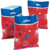 Patriotic Fireworks Goody Treat Bags – Bulk set of 50 – USA and Fourth of July Party Supplies