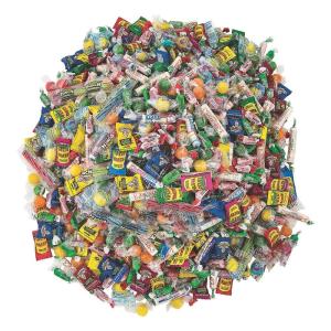 Bulk Sour Candy Assortment – 1000 Individually Wrapped Pieces, 10 Pounds – Halloween and Party Candy