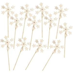 DIY Mini Star Pinwheels – Set of 12 – USA, Fourth of July Crafts for Kids and Fun Home Activities