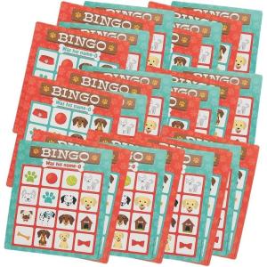 Dog Party Bingo Game – Toys – 22 Pieces