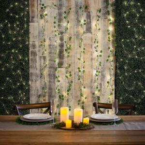 Eucalyptus LED Light Curtains 3 Pieces