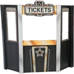 Fun Express – Movie Theater Ticket Booth Stand up for Party – Party Decor – Large Decor – Floor Stand Ups – Party – 1 Piece